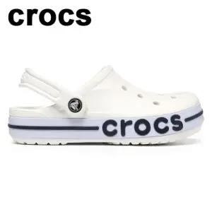 크록스 남여공용 바야밴드 클로그 화이트 네이비 205089-126