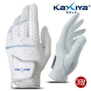 카시야 남성용 올 양피 골프장갑 3장