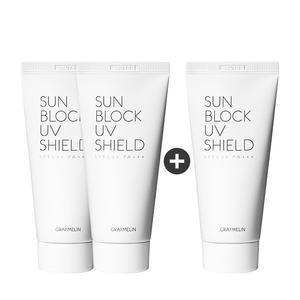 썬블록 UV쉴드 50ml 3개 (수분 선크림)