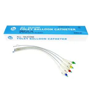 원에스피 멸균 폴리카테타 2Way 10개입 1박스 벌룬도뇨관 실리콘 소변줄 비뇨기과튜브