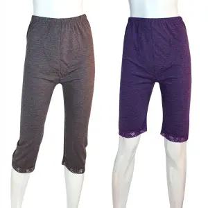 국내제조 열 기모내의 하의 7부 8부/할머니 겨울속바지 내복바지