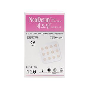 [그린에버메디신][그린에버] 에버레이드 네오덤 스팟 여드름 패치 스팟패치 1.2cmX1.2cm (120개)