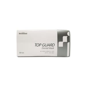 탑가드 덴탈마스크 50매 흰색 식약처 의약외품 허가 국내제조 수술용 덴탈 마스크