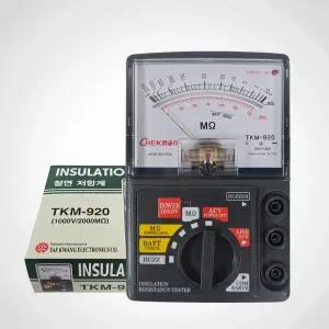 태광 아날로그 절연 저항계 TKM-920 절연측정 전기누전 누설 측정기