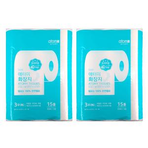 애터미 화장지 4D( 35M*15롤) X 2set 롤화장지
