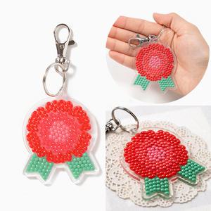 보석십자수 키링 카네이션 만들기 재료 어버이날