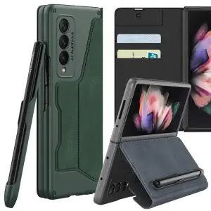 갤럭시Z폴드7 6 5 4 3 제트지 터치펜 포함 펜슬롯 카드수납 핸드폰 케이스