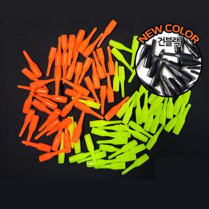 쯔리메이진 케미고무3mm/4mm100개입 민물 바다 낚시 채비 소품 캐미