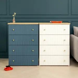 카밀라 템바보드 우드상판 4단 서랍장