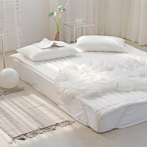 누비지오 모기퇴치 홑이불 + 베개커버 세트, 화이트, SS