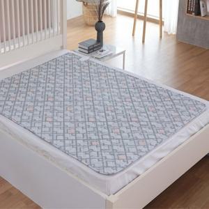 [일월] 체크그레이 전기매트 더블