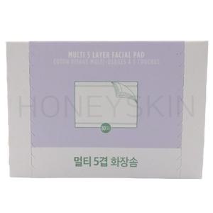 더페이스샵 데일리뷰티툴즈 멀티 5겹 화장솜 80매