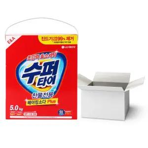 (무배)엘지 수퍼타이 찬물전용 세탁세제 카톤 5kg 3개입 1박스