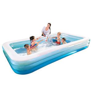 BW 54414 3단 투명사각 에어풀장 365x200x60cm