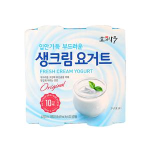 동원 소와나무 생크림 요거트 85g (4입)x3개 무료배송