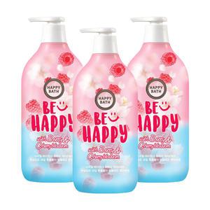 해피바스 스마일 바디워시 릴렉싱 체리 앤 베리 900g 3개 /바디클렌저