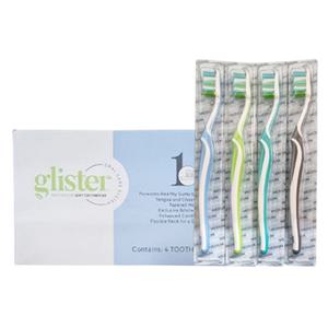암웨이 칫솔 글리스터 레귤러 칫솔 4P (1박스)