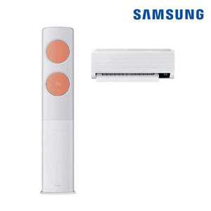 삼성 비스포크 무풍 클래식 2in1 에어컨 17+6평형 이브닝코랄