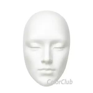 메이크업 분장 연습용 아트마스크 흰색 눈뜬 얼굴 페이스페인팅 연습 마네킹