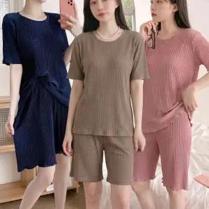 무지세트/무지트레이닝세트/수면잠옷/주니어잠옷/상하/반팔반바지/커플/홈웨어/이지웨어/여행/휴가/바캉스1