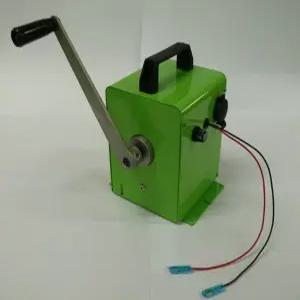 할로겐G/기어형 수동 자가발전기/휴대용/수동식/레져