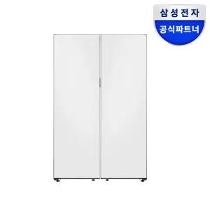 삼성전자 비스포크 2도어 냉장고 비스포크 RR40C7985AP+RZ34C7955AP 메탈쿨링 도어 756L