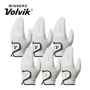 퍼포먼스 양피 남성용 여성용 골프왼손장갑 화이트 3장 세트