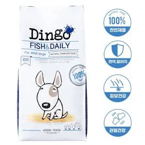 [딩고나투라]딩고 피쉬 12kg 대용량 강아지 사료 연어 저알러지 홀리스틱 대형견 딩고나투라
