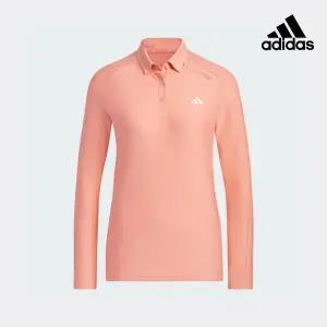 [아디다스골프] 여성 폴로 긴팔티셔츠 코랄 HZ6108