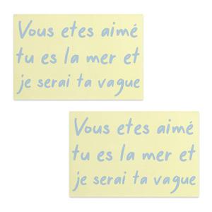 반전매력 빨아쓰는 욕실 규조토 발매트, 버터레터링, 2개