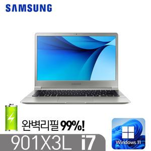 [삼성 NT901X3L] 아티브북9_배터리 완벽리필_윈도우11 정품인증 인텔6세대 i7-6500 8G SSD256G 풀HD 13.3인치