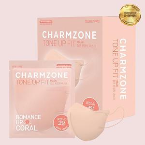 [공식판매처] 참존 톤업핏 마스크 코랄(핑크) 50매