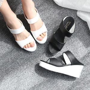 위키 여성슬리퍼 웨지슬리퍼 편한신발