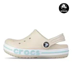 크록스 키즈 바야밴드 클로그 K 아동 주니어 샌들 윈터 화이트 207019-11S