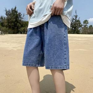 여름 남자 버뮤다 데님 밴딩 팬츠 청반바지 와이드 진청 연청 중청 데일리 반바지