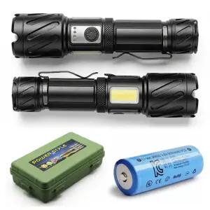 울트라코어 HT160 후레쉬 손전등 자석 내장 작업용 랜턴+배터리+케이스