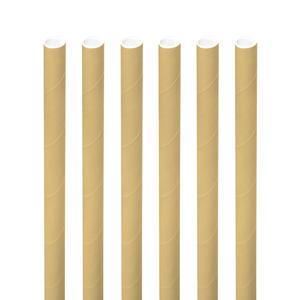 7mm 21cm 마이 종이빨대 벌크포장 크라프트 1봉 300개