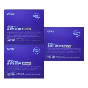 GNM자연의품격 올인원 솔루션 멀티팩 종합비타민 2250mg x 30포 3개 / 써클
