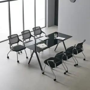 [티에스퍼니처] TS-11 강화유리 회의테이블 1800x800