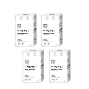 [더착한] 더 착한 화장지 무형광 3겹 30M 30롤 4팩