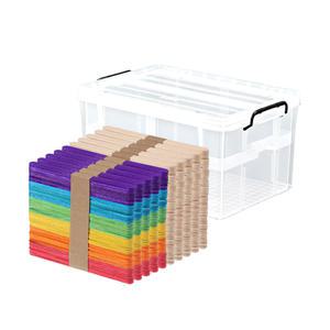 나무하드바 스틱밤 대형 1000개 케이스세트 혼합 칼라 나무 스틱 막대 도미노