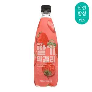 [품질보장] 성수주조 리얼 딸기막걸리 6도 750ml