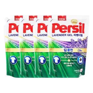 헨켈 퍼실 세탁세제 리필 라벤더젤 1.5L x 4개