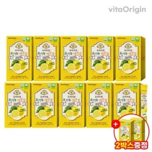 비타오리진 프리미엄 유기농 레몬즙 20g 14포 x 10박스 +레몬즙 2박스)