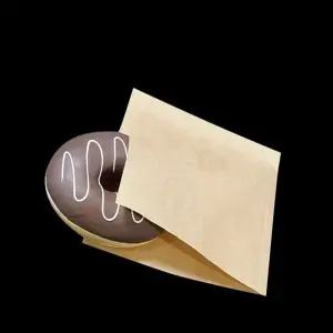 베이커리 과자봉지 종이 제과점종이 13X13cm 무지 도너츠 L형 빵지 예쁜선물 제과점 500매 베이킹 크라프트