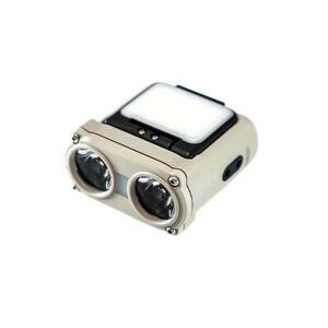 캘리너스X4 캡라이트 작업용 헤드 랜턴 LED 센서 충전식 랜턴 베이지