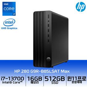 HP Pro SFF 280 G9R-B85LSAT MAX 데스크탑 i7-13700/16GB/512GB/W11P 미니 슬림 인텔