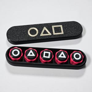 오징어 게임 공기놀이 세트 마젠타