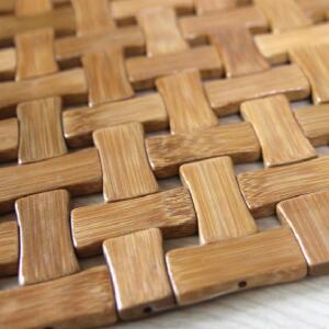 옳은유통 격자방석 42x42cm/ 쇼파 소파 차량 사무실 의자 대나무 마작 자리 방석