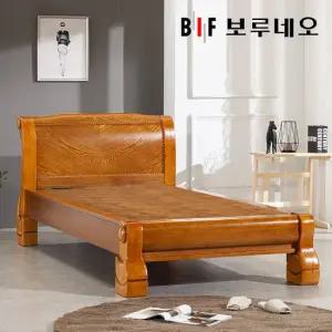 뜨끈뜨끈 튼튼원목 원적외선 황토볼 온돌침대 S